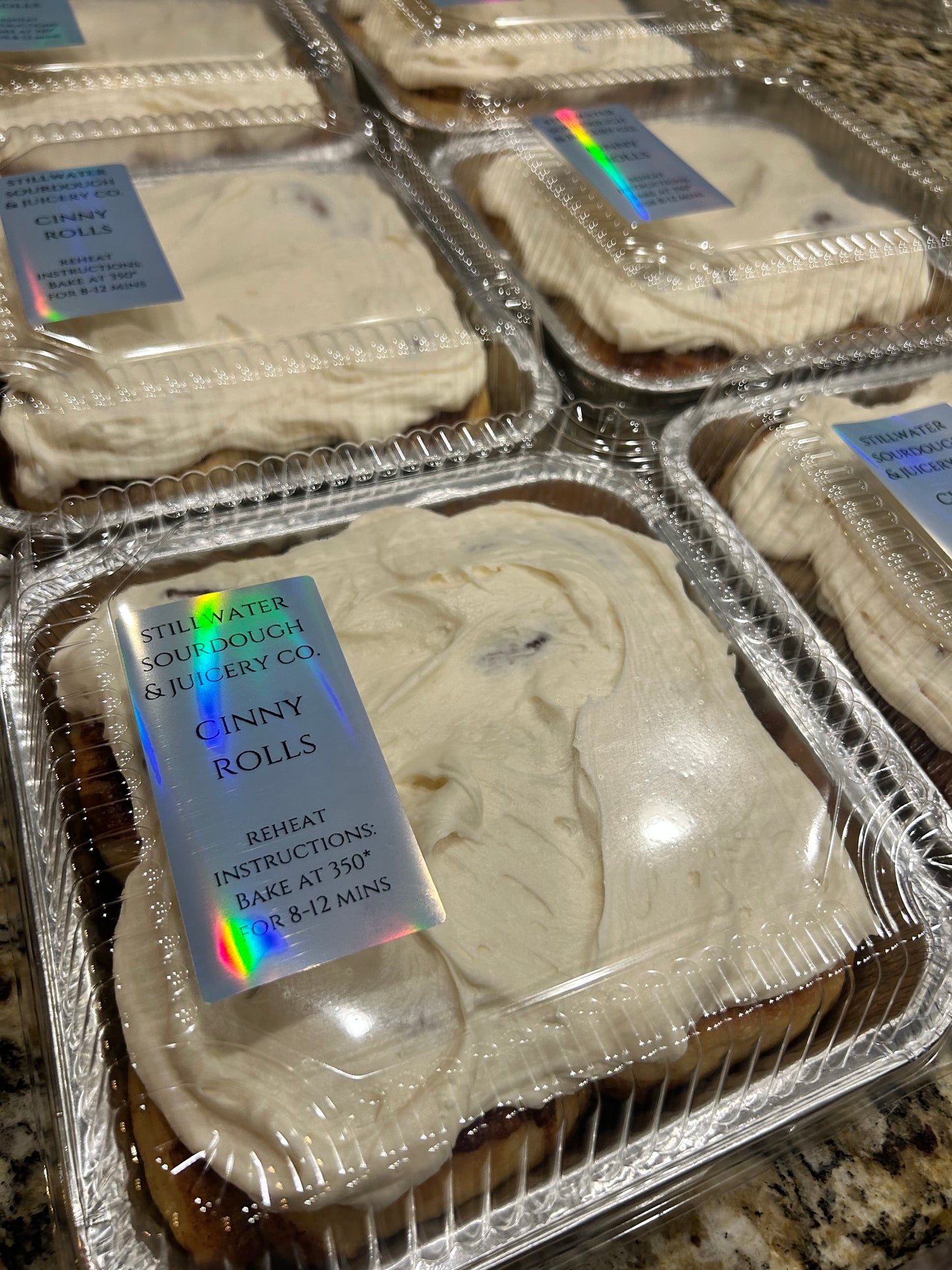 Sourdough Jumbo Cinny Rolls